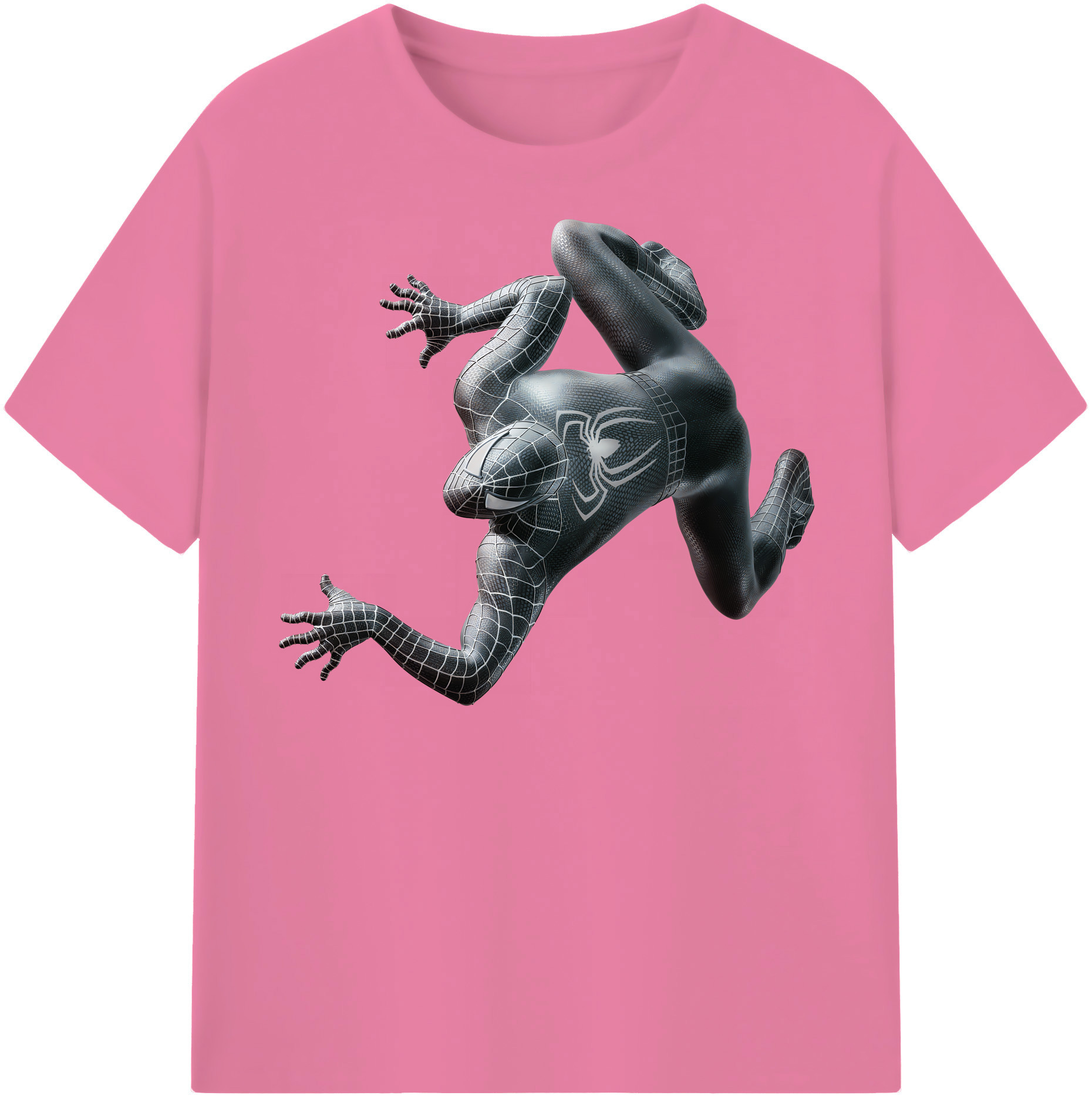 （画像用） Spider Man スパイダーマン 綿100％半袖Tシャツ（フロントプリント）